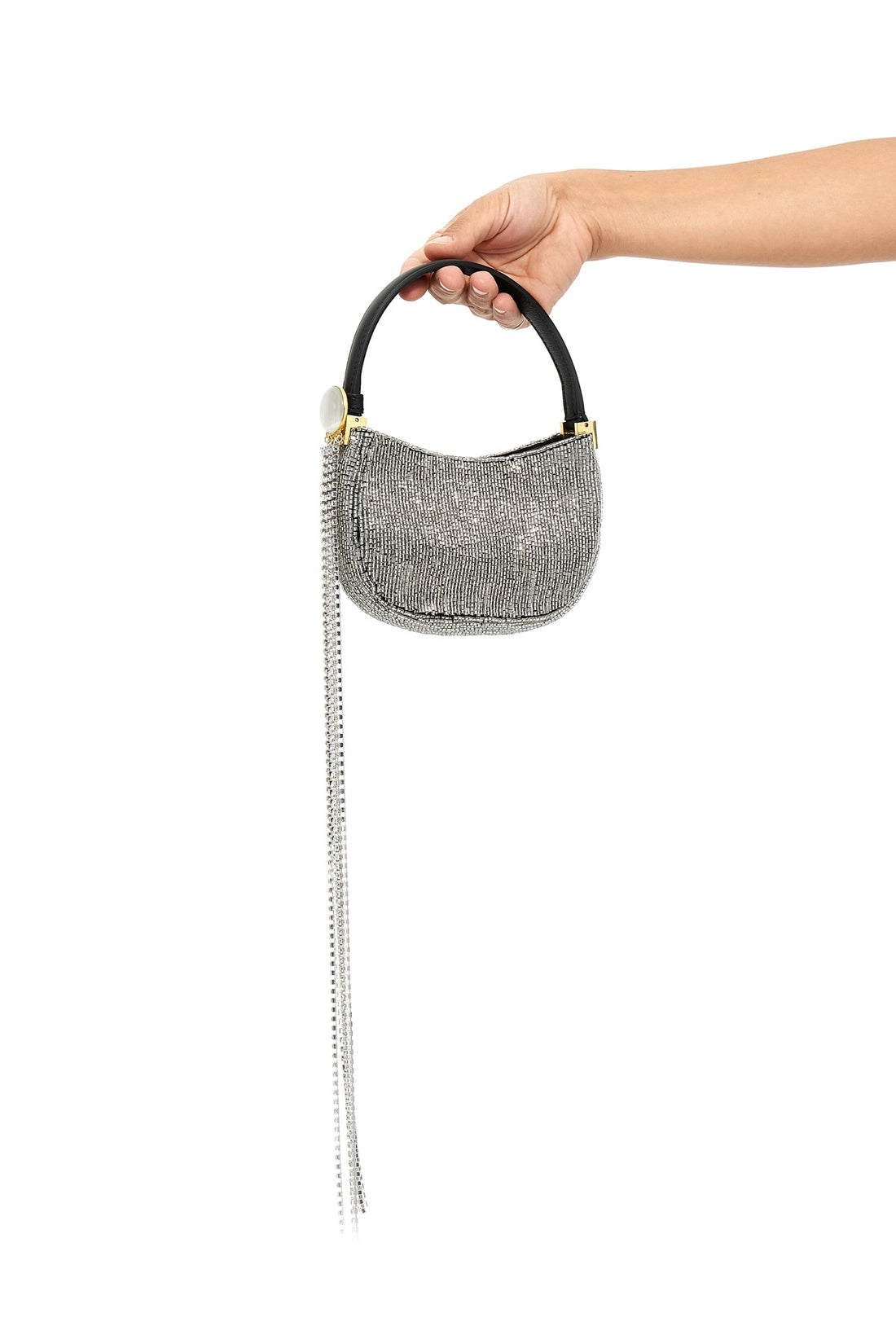 MAGDA BUTRYM OS micro vesna handbag in suede covered