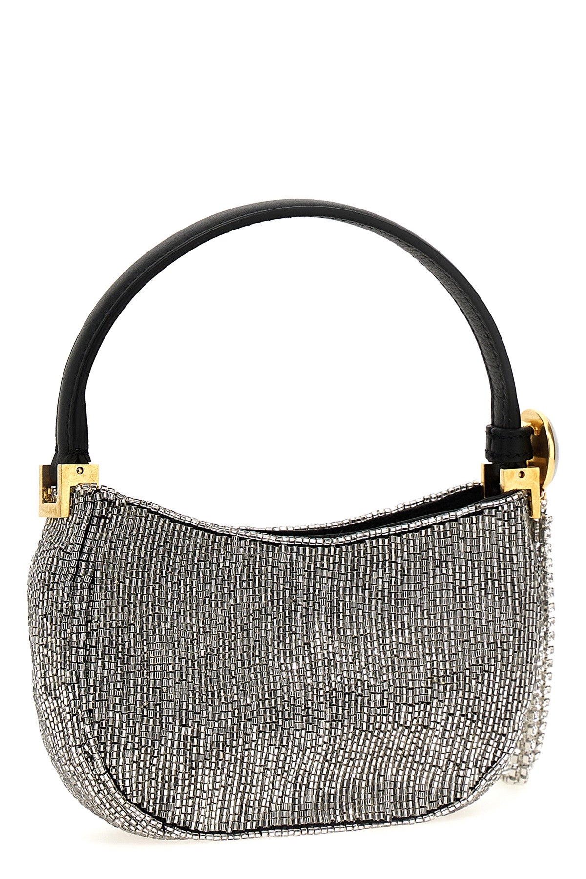 micro vesna handbag in suede covered