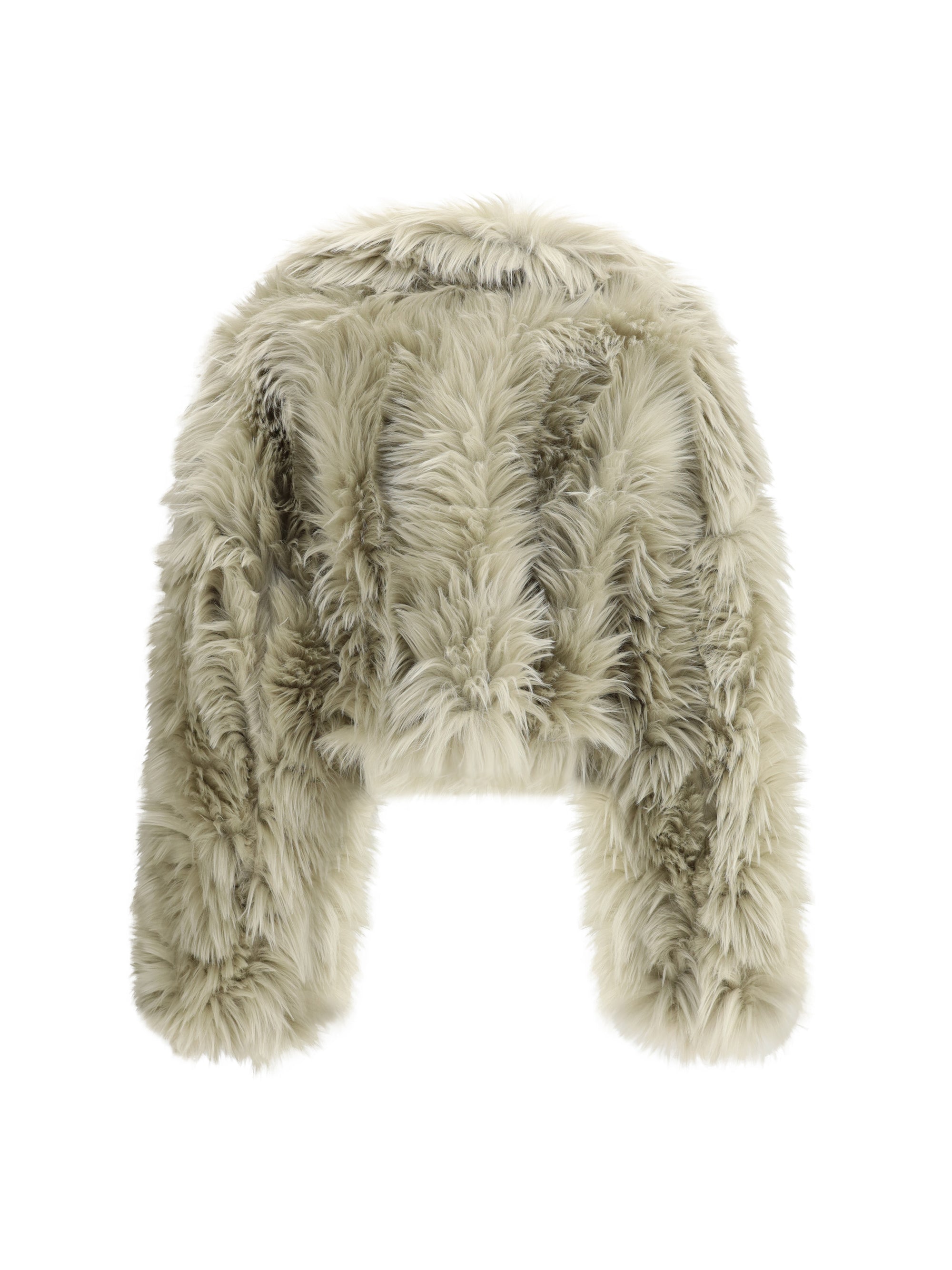 THE LATEST M faux fur jacket
