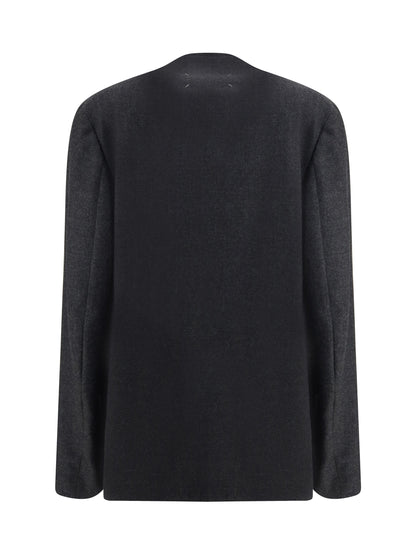 MARGIELA 42 minimal virgin wool jacket