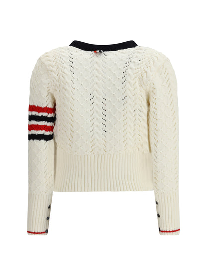 THOM BROWNE 38 v-neck cardigan 