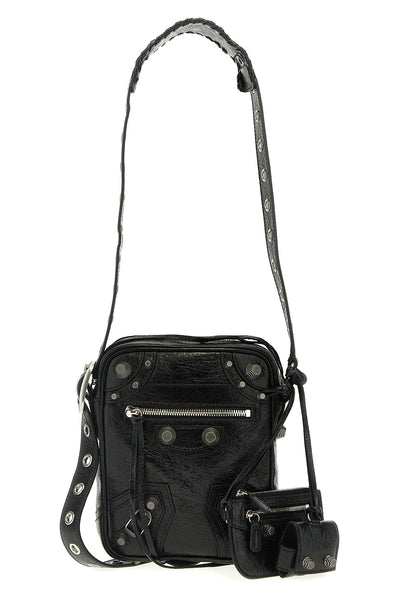 arena lambskin le cagole men shoulder strap