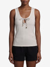 tierra lace-up top