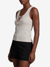 tierra lace-up top