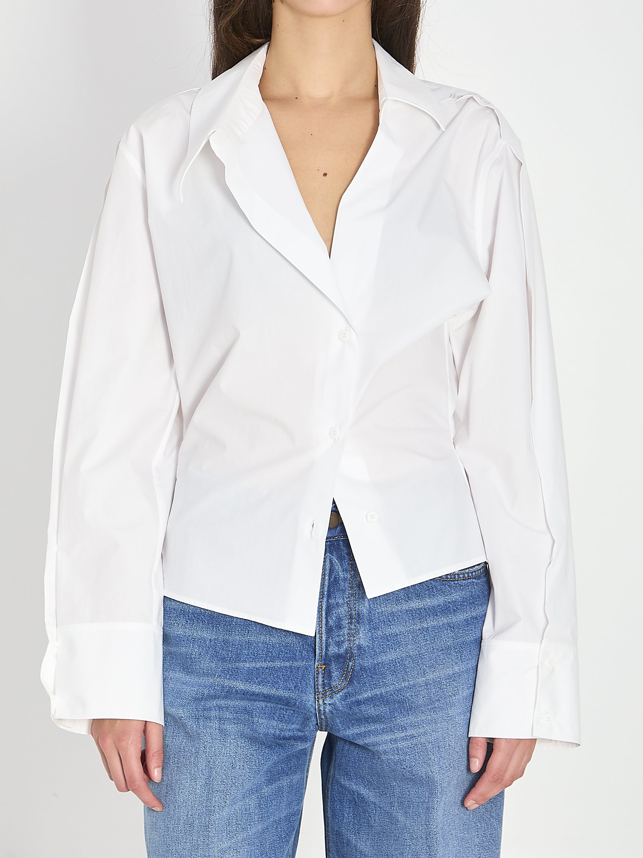 THE ATTICO 40 white shirt 