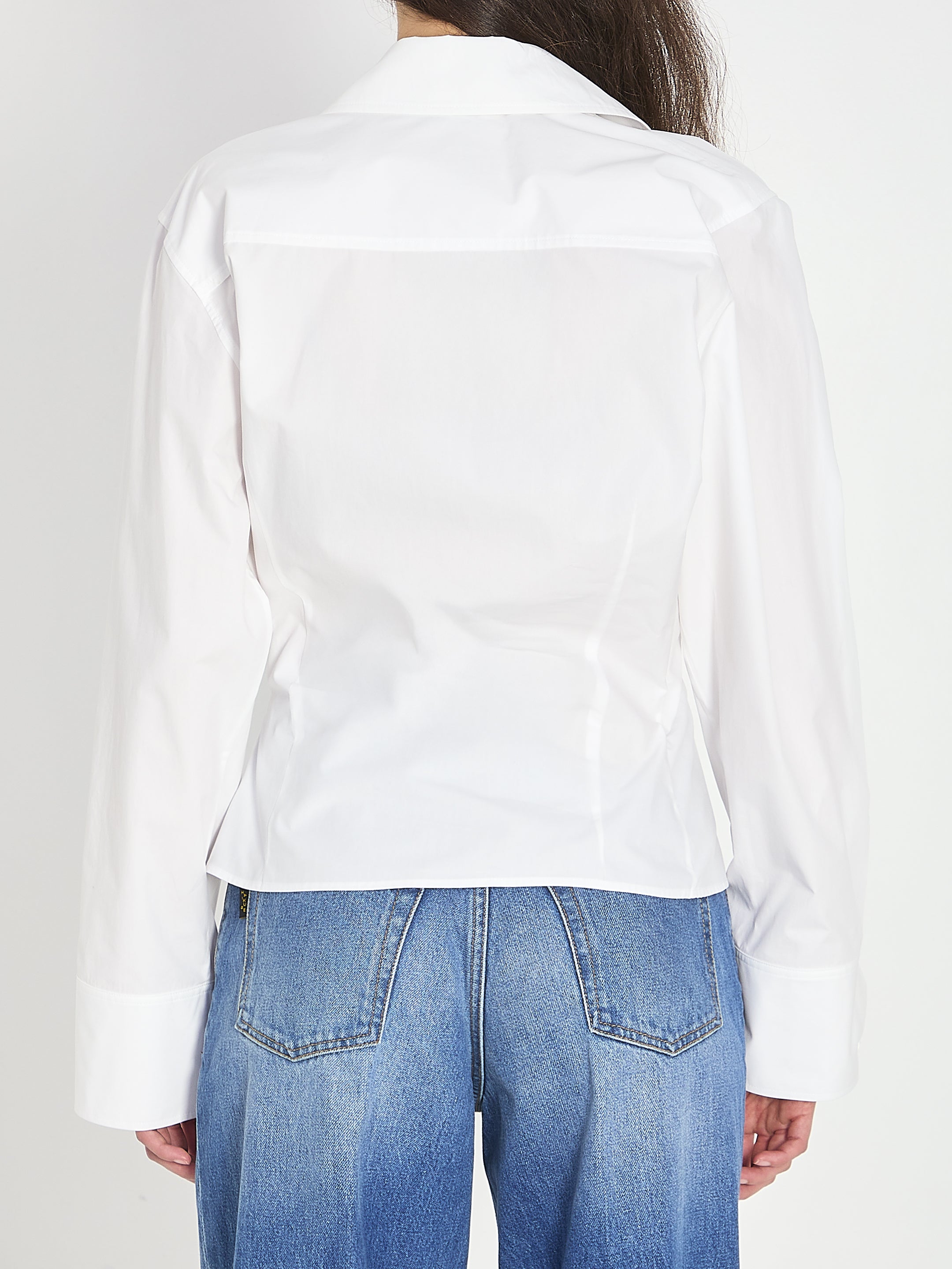 THE ATTICO 40 white shirt 