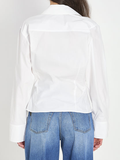 THE ATTICO 40 white shirt 