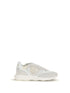 PINKO 36 leather zoe sneakers with mesh inserts