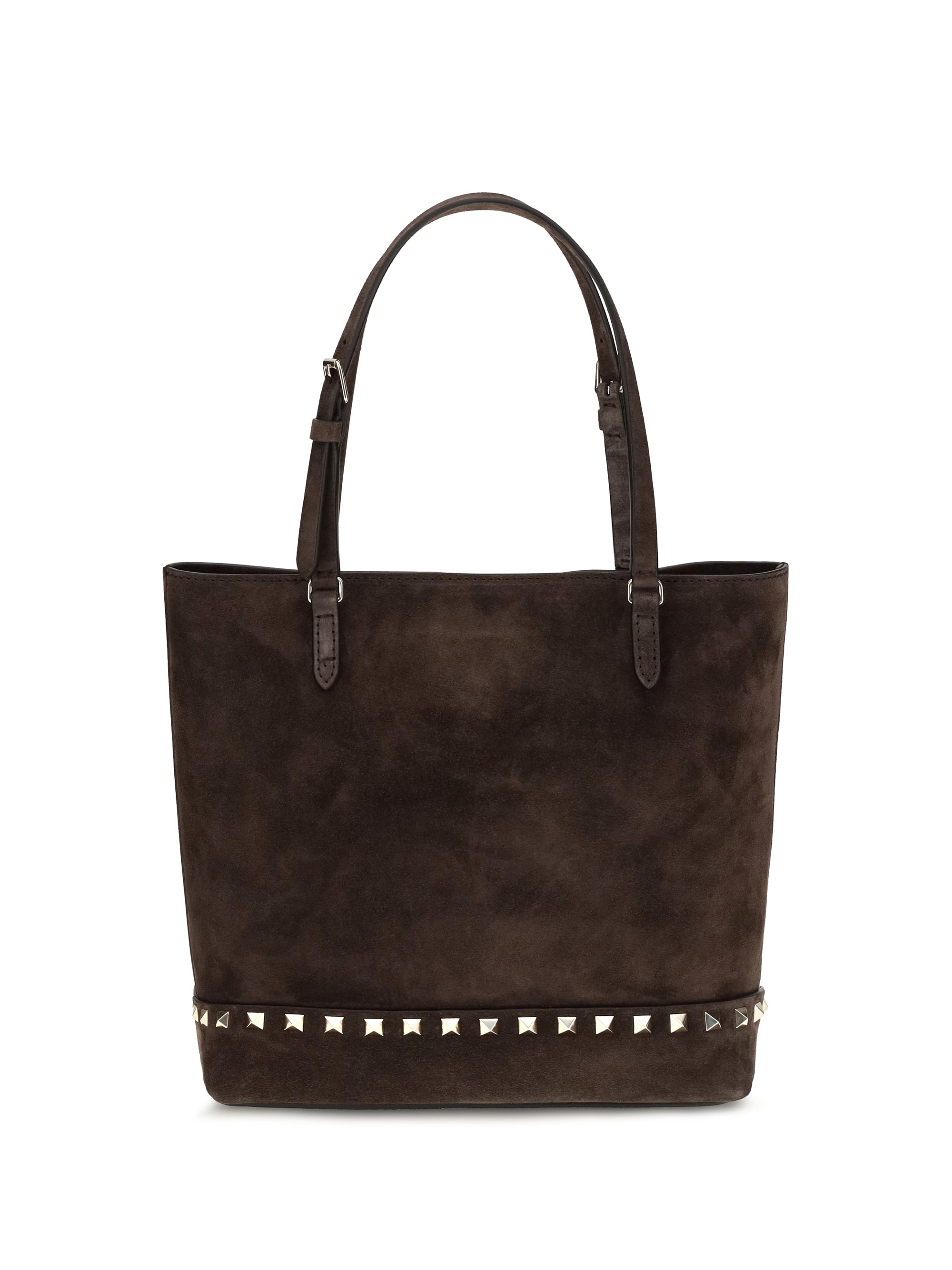 small rockstud suede tote bag