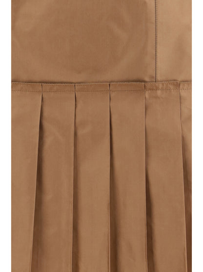 FENDI 42 silk taffetas skirt 