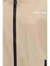 gabardine jacket with zip