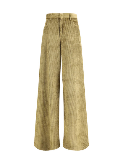 PETAR PETROV 36 corduroy wide leg pants
