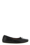 bardot leather ballet flats