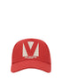 valentino-garavani-logoed-baseball-hat-6W2HDA41WGJ_RHM-rosso/burro