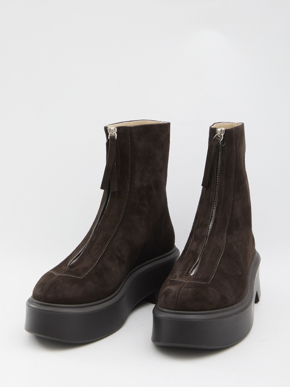 THE ROW 36 zipped boots