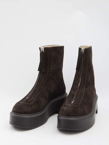THE ROW 36 zipped boots 