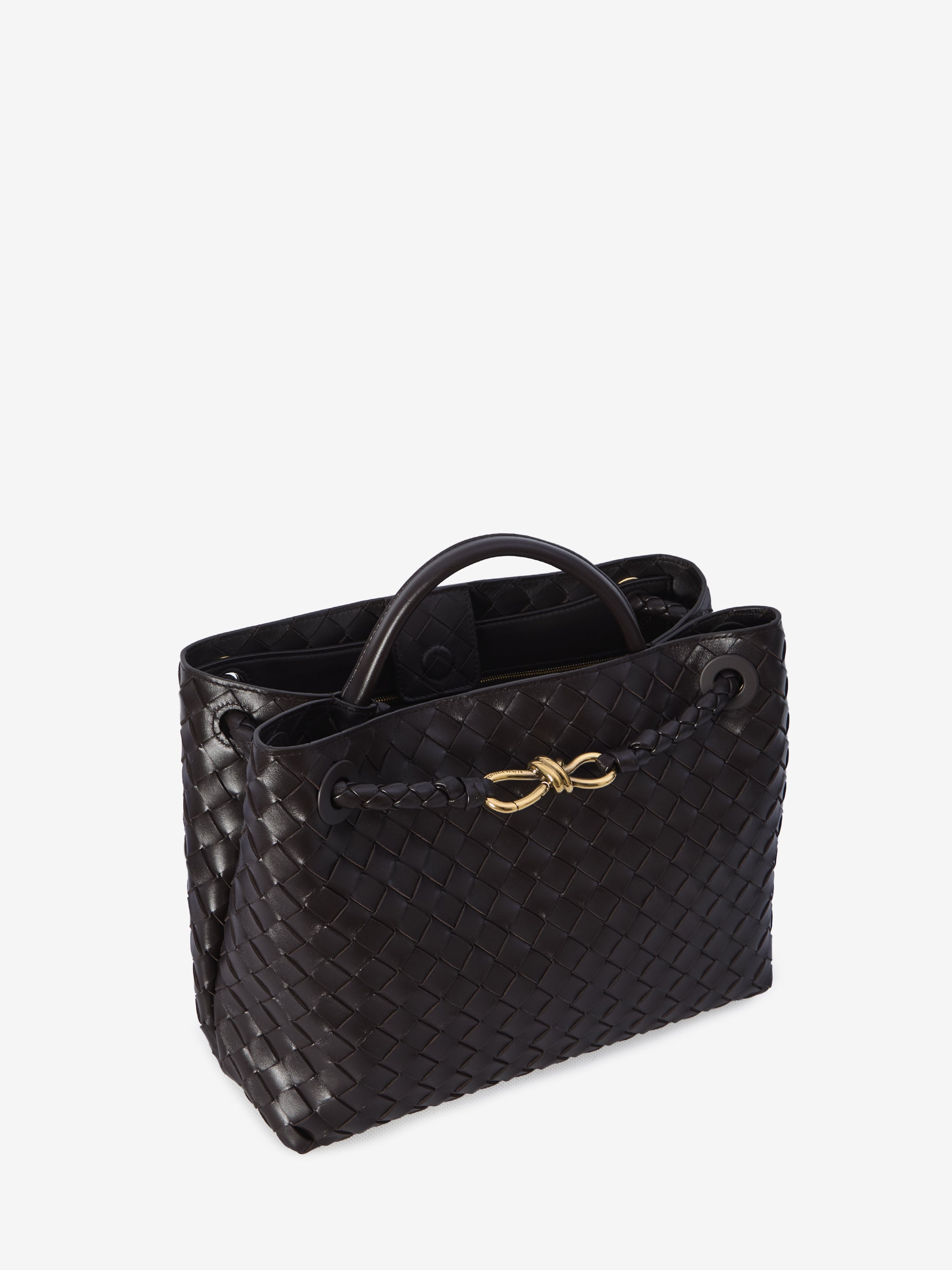 BOTTEGA VENETA OS andiamo medium brown bag