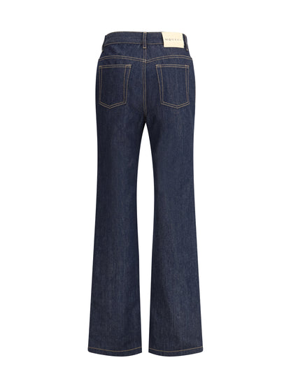 ALEXANDER MCQUEEN 26 denim jeans feature a straight leg