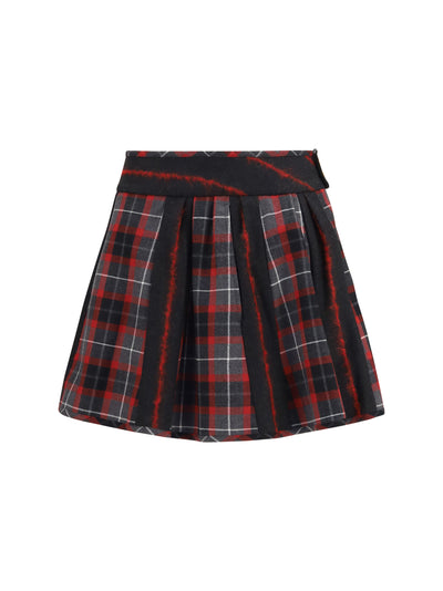 bell virgin wool mini skirt