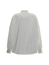 DRIES VAN NOTEN M oversized striped shirt