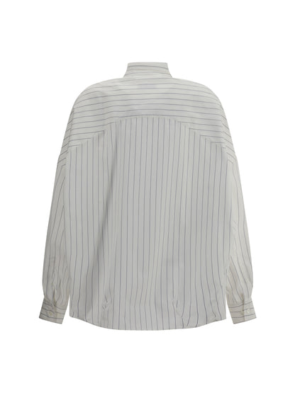 DRIES VAN NOTEN M oversized striped shirt