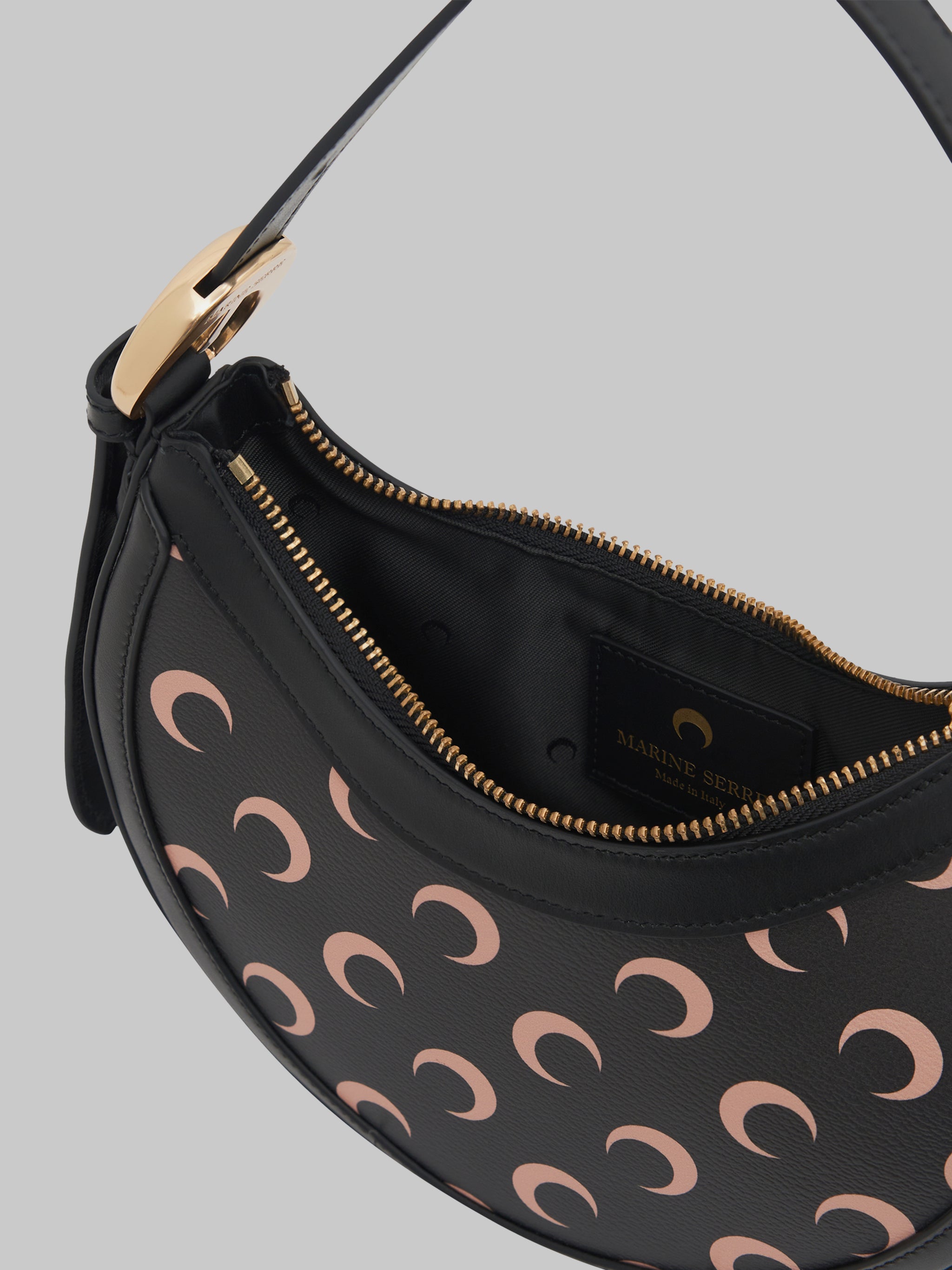 moon eclips mini canvas shoulder bag