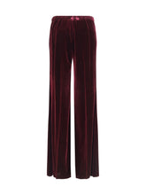 FORTE_FORTE 0 flared trousers in smooth velvet