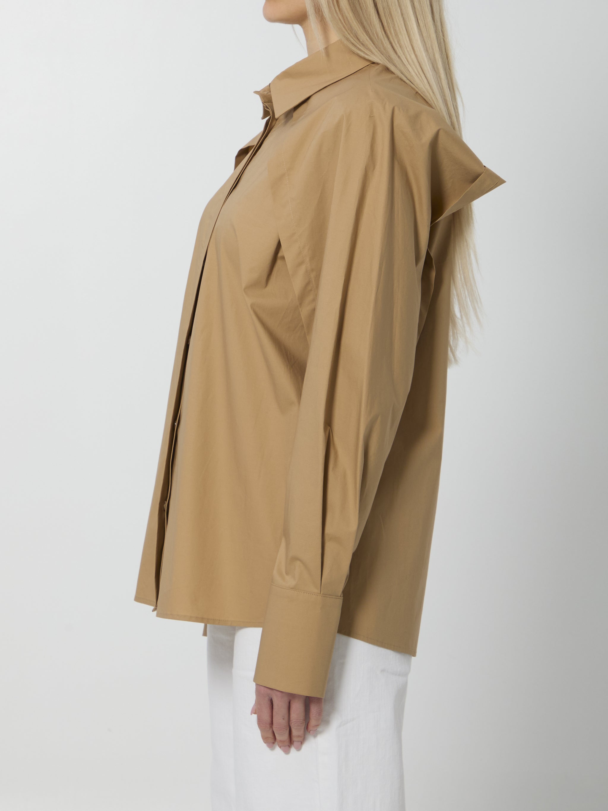 open sleeve shirt