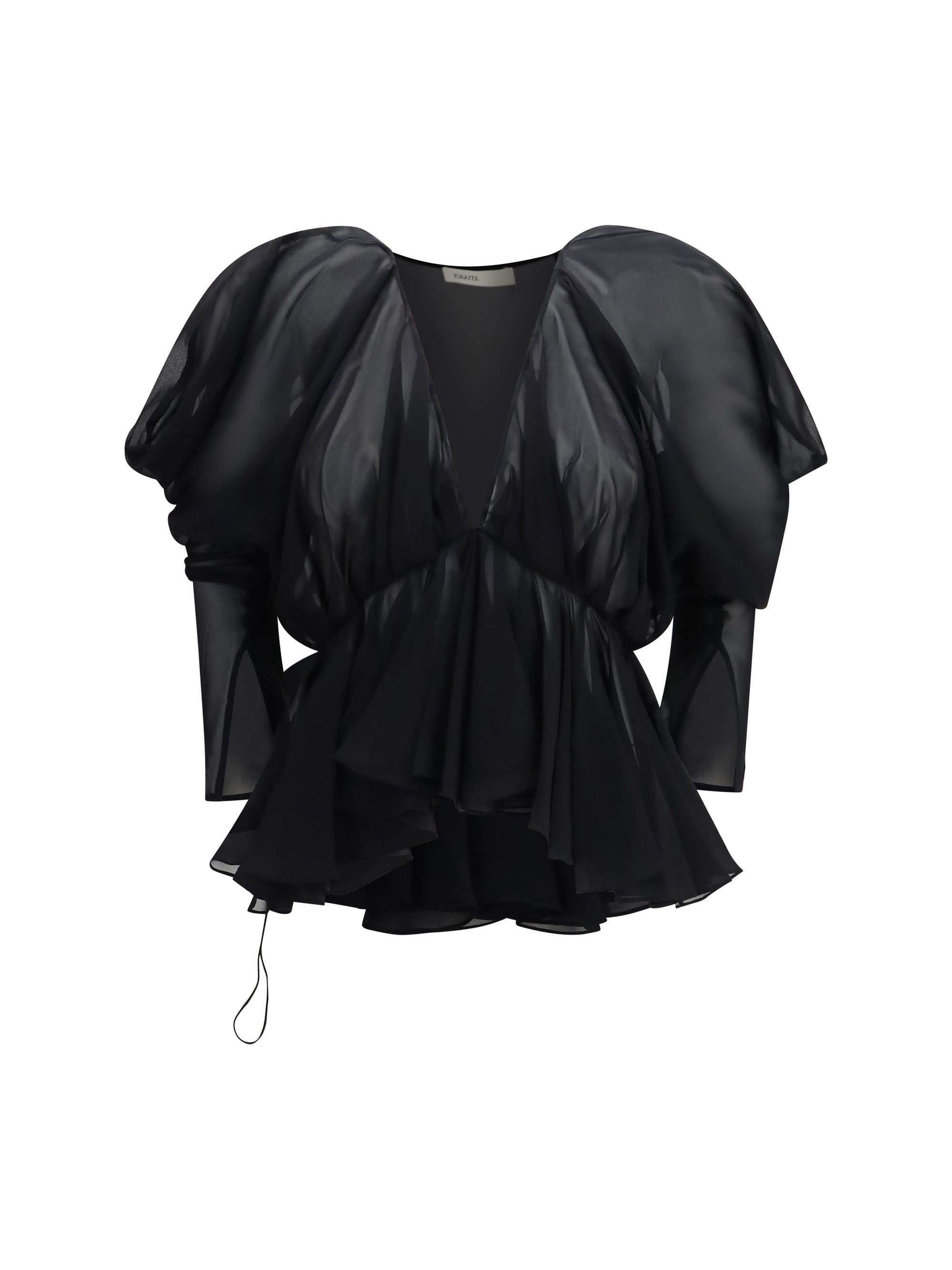 tylar draped v-neck top
