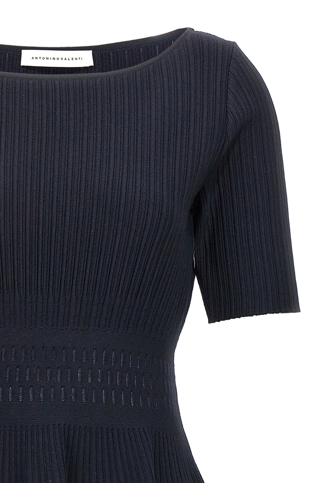 ANTONINO VALENTI 38 hela dress in stretch textured fabric