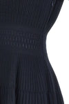 hela dress in stretch textured fabric