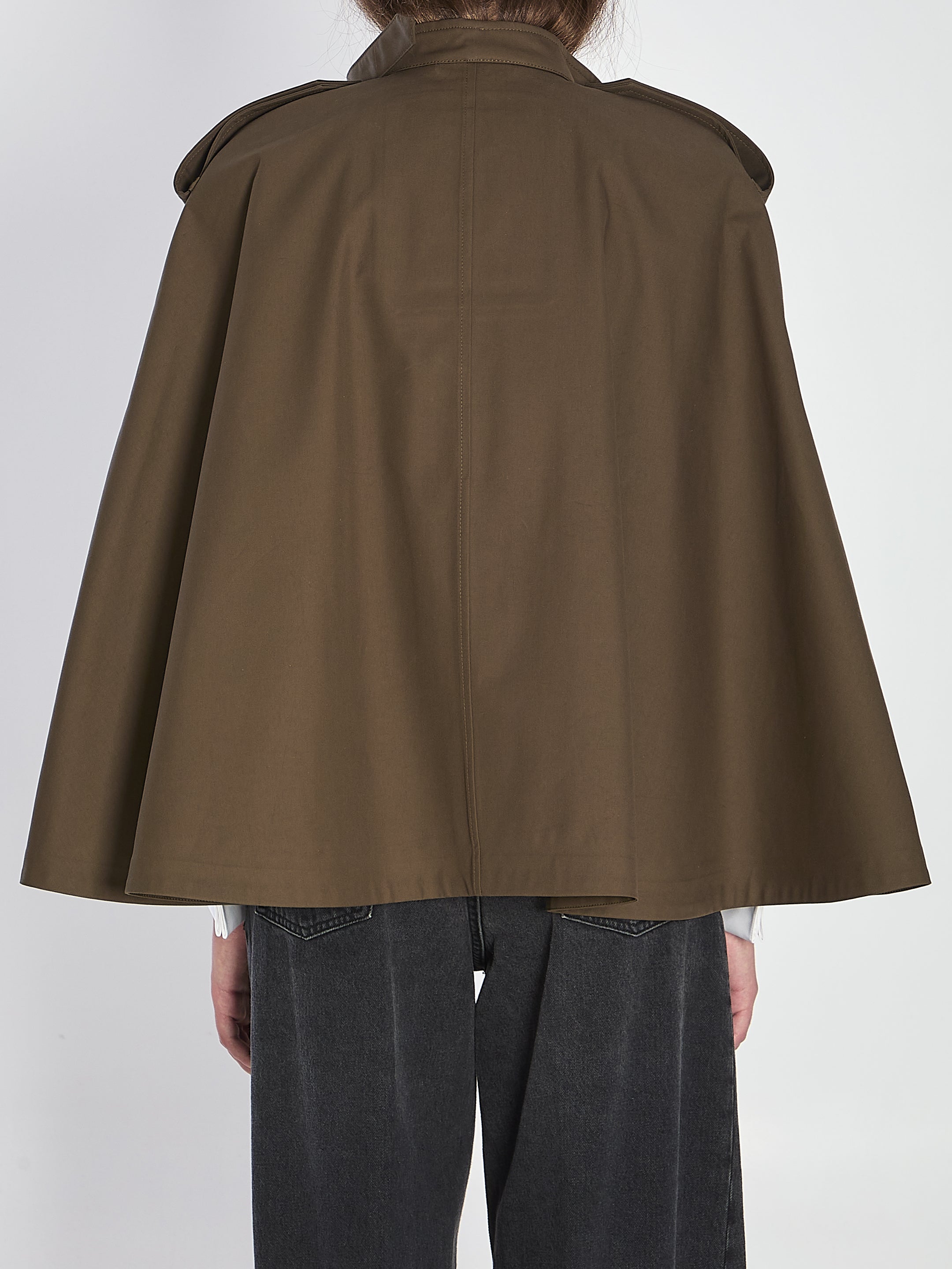 BURBERRY S juniper cotton cape 