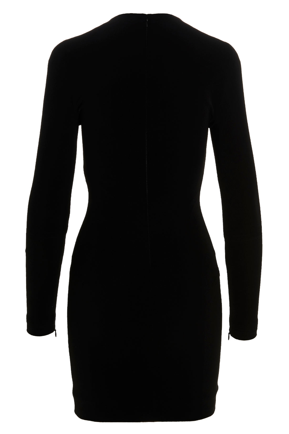 BALENCIAGA 34 stretch twillincrespate minidress
