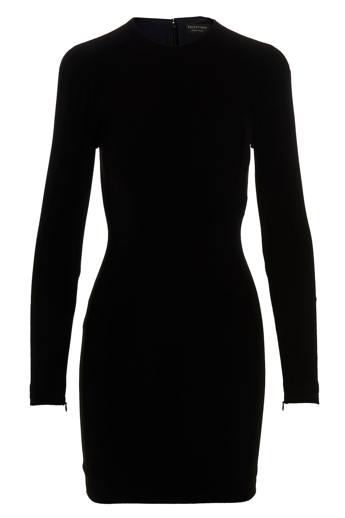 BALENCIAGA 34 stretch twillincrespate minidress
