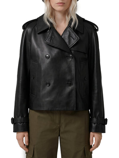 mayfair short trench coat