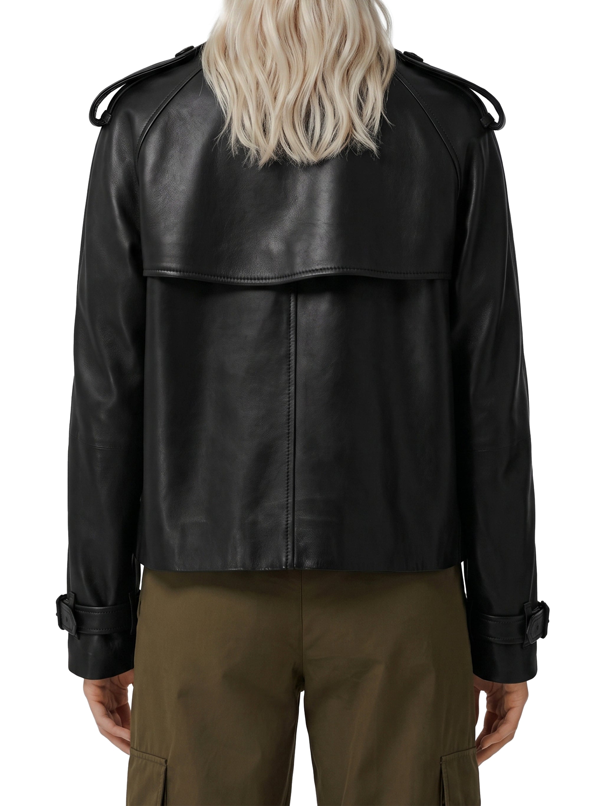 mayfair short trench coat