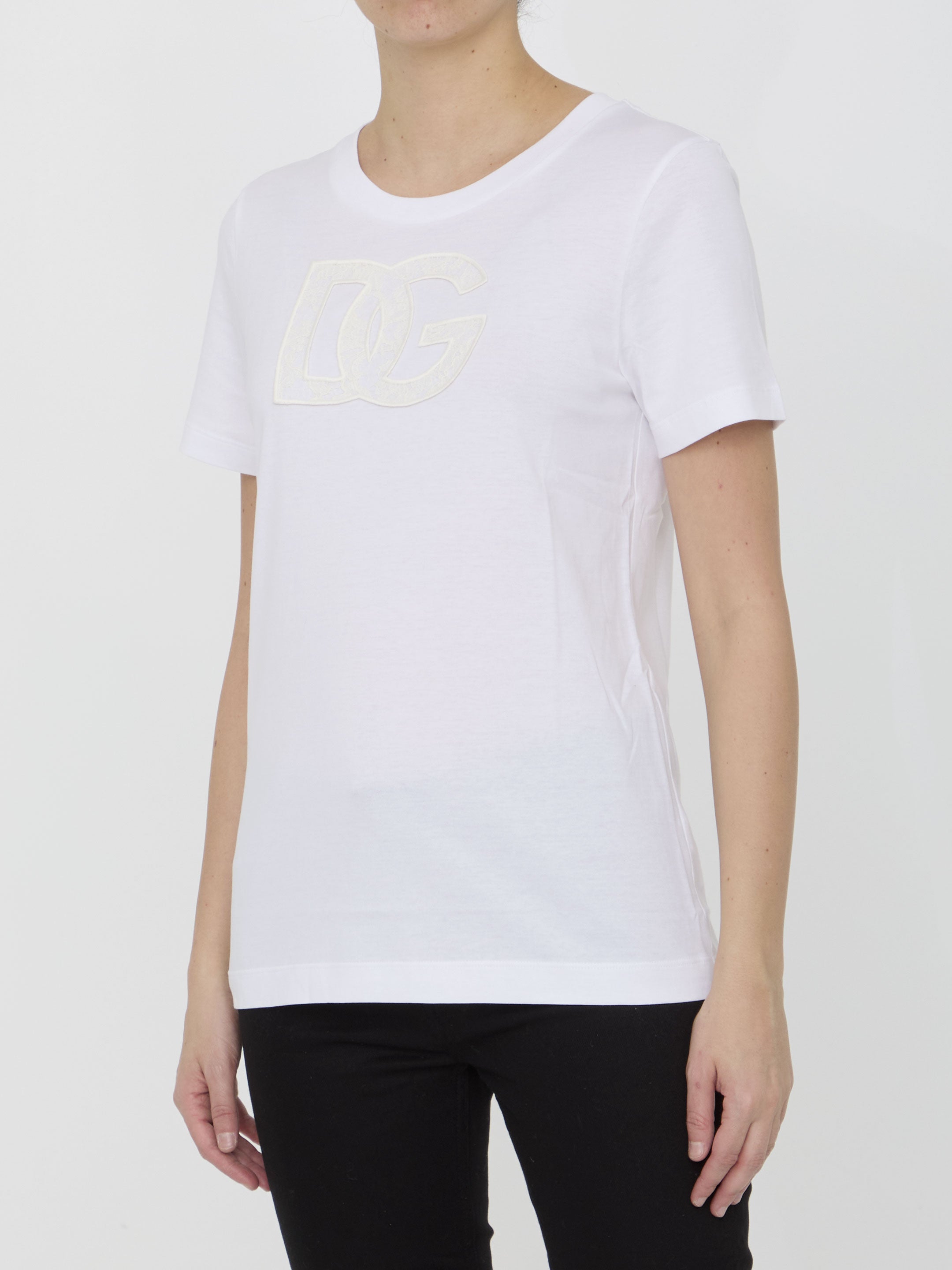 DOLCE&amp;GABBANA 40 t-shirt with dg logo