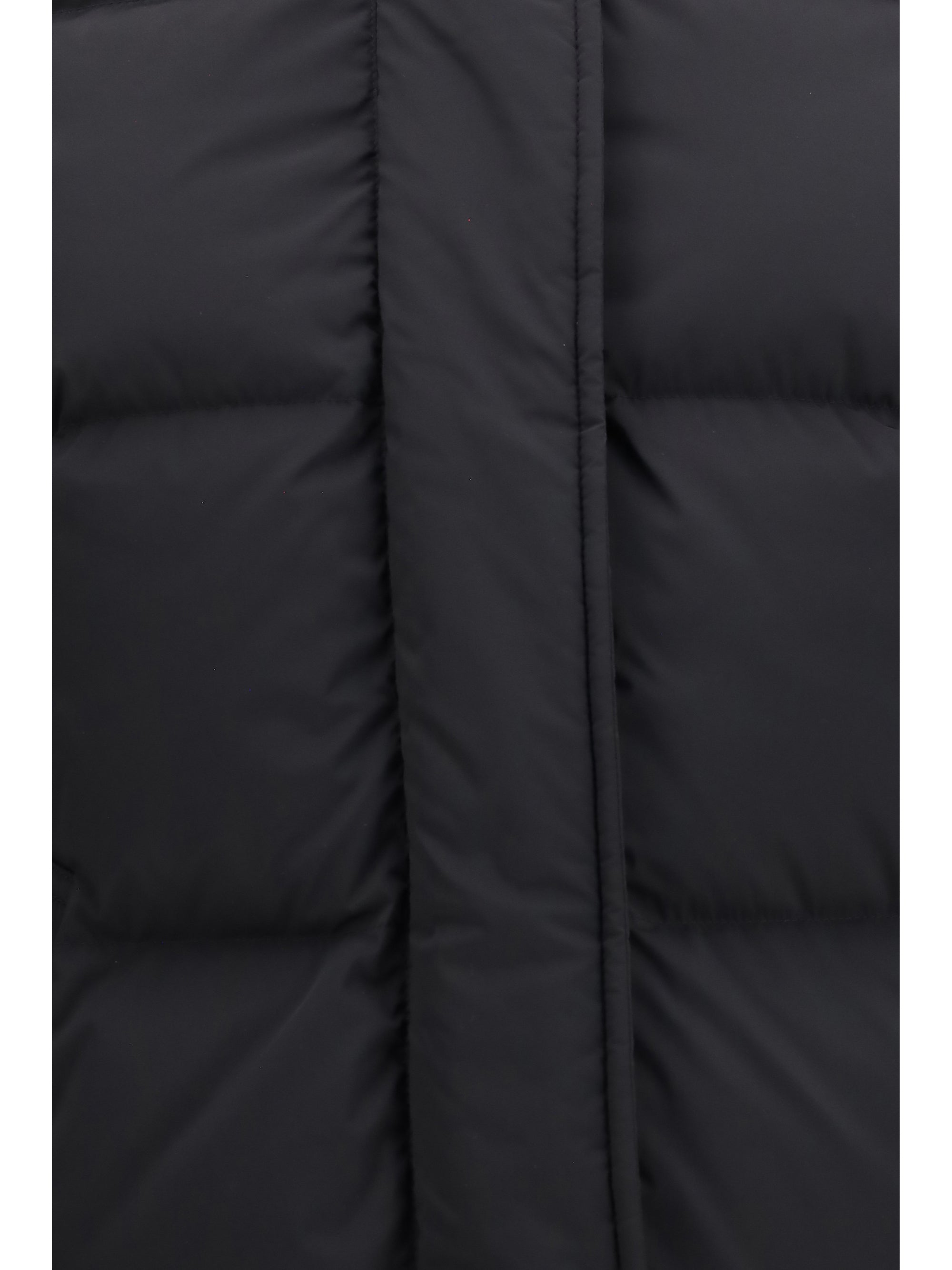 kelly quilted long down jacket