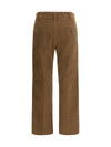 stretch cotton cigarette pants