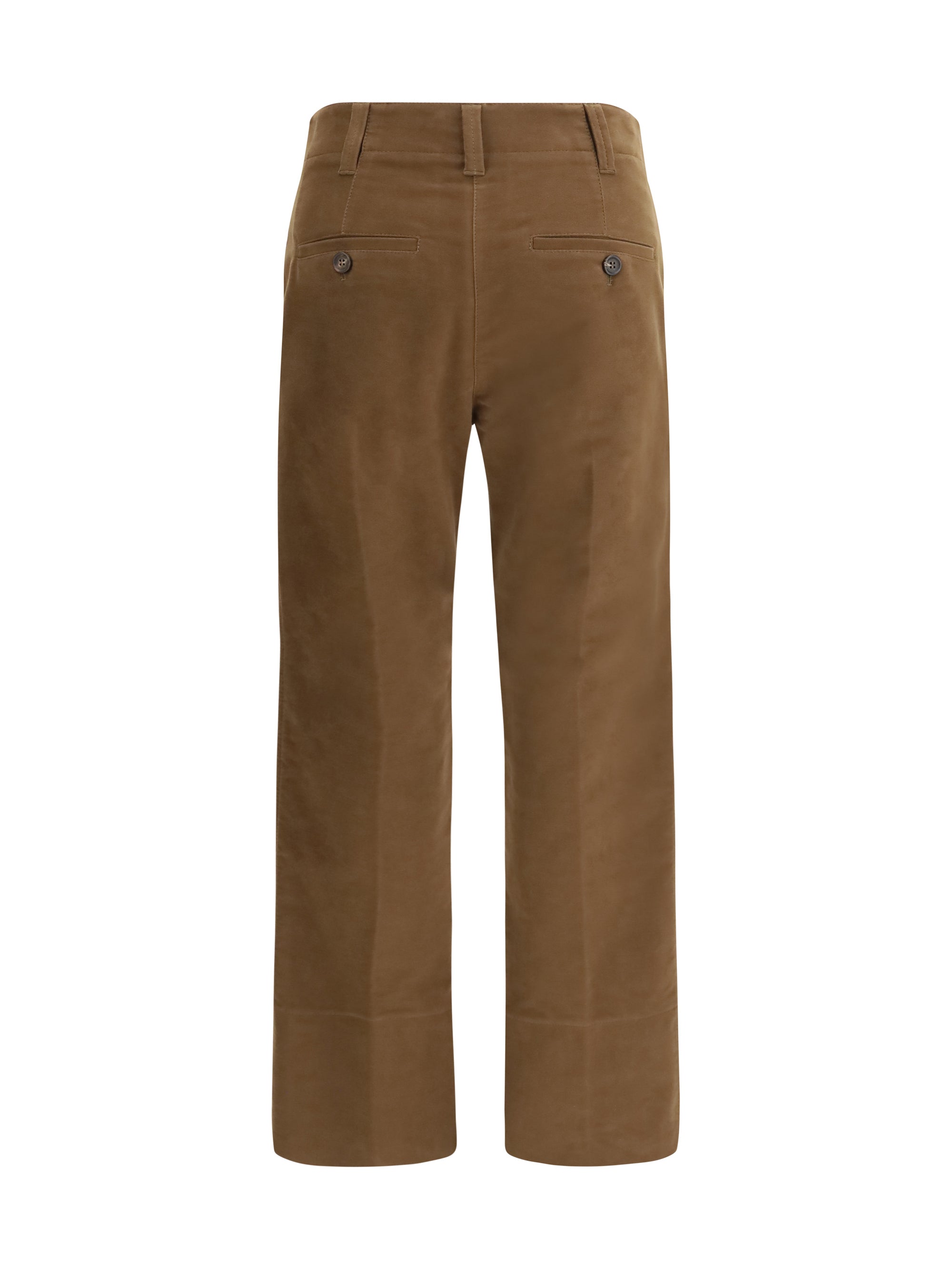 stretch cotton cigarette pants