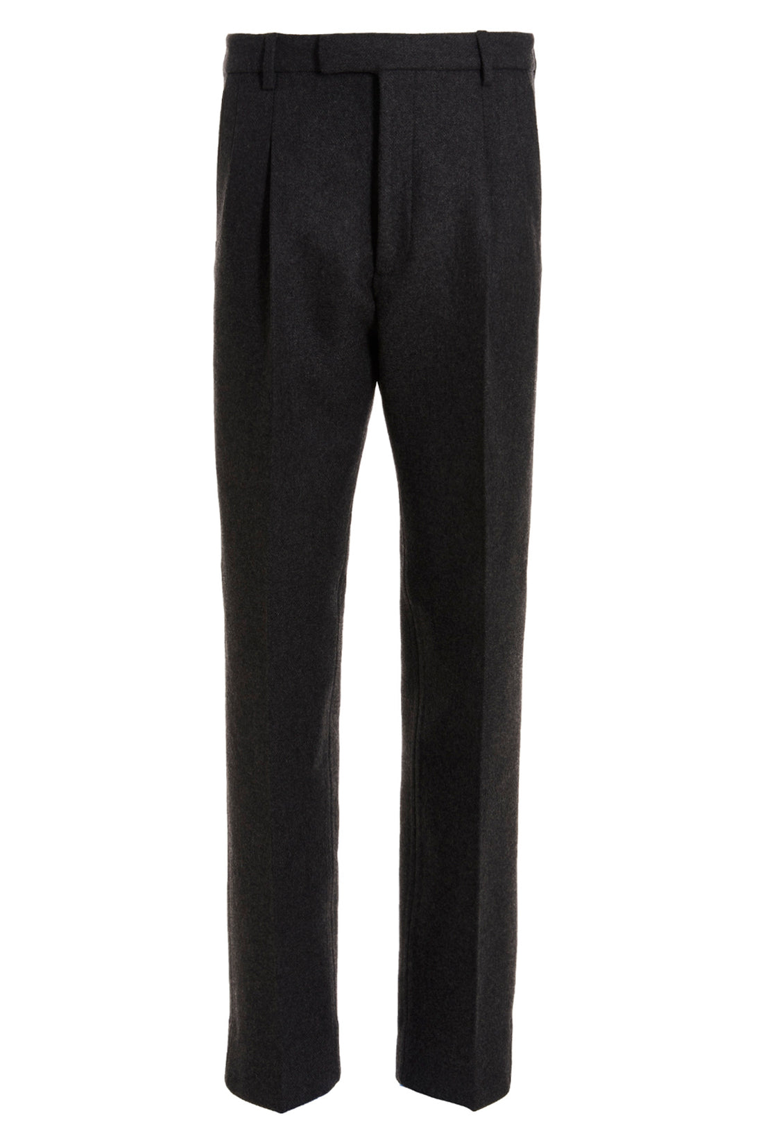 GUCCI 46 dark gray cashmere and wool pants