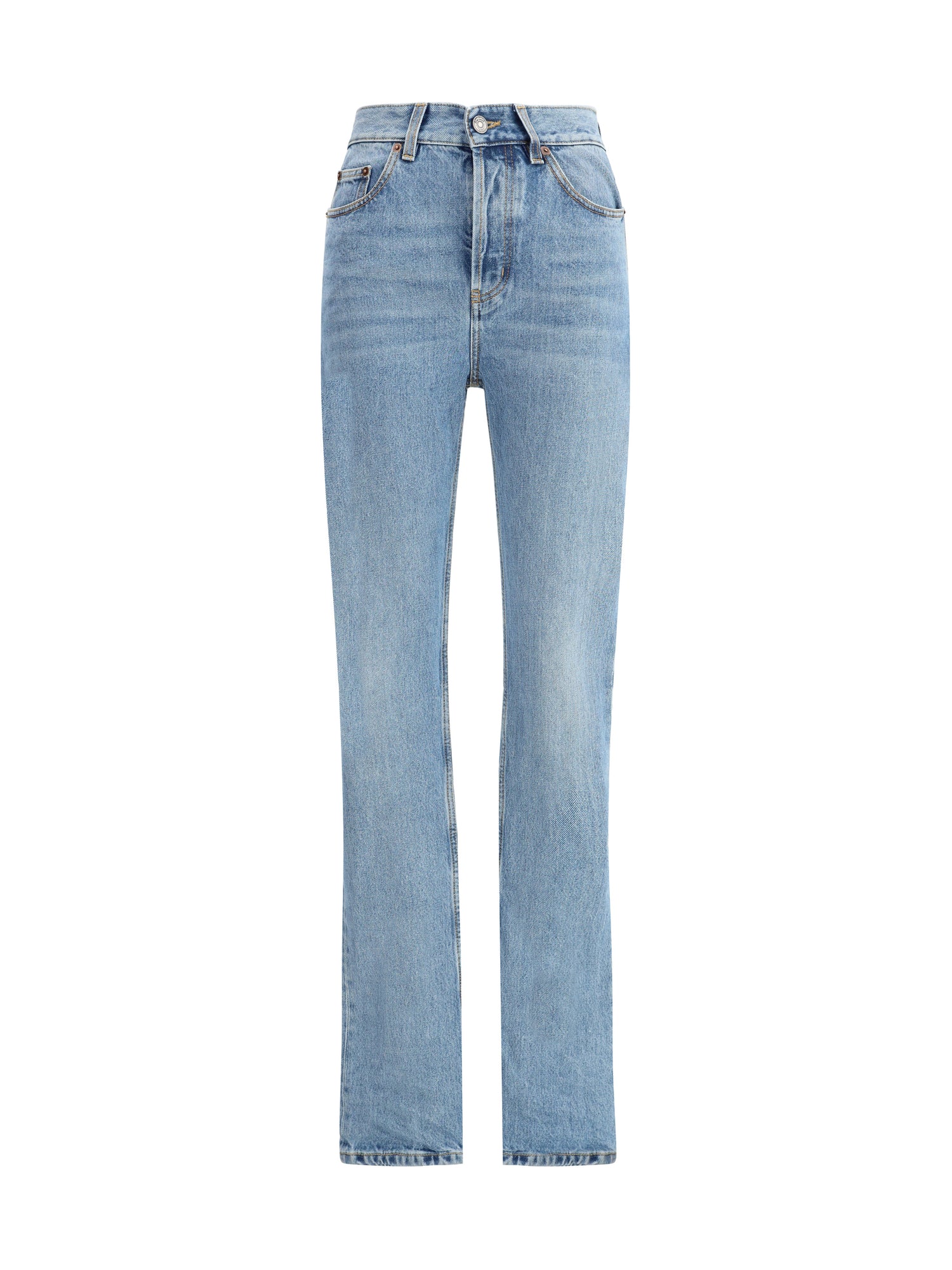 SAINT LAURENT 26 90s-inspired slim-fit jeans in denim
