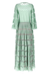 mariko mori long dress in viscose blend