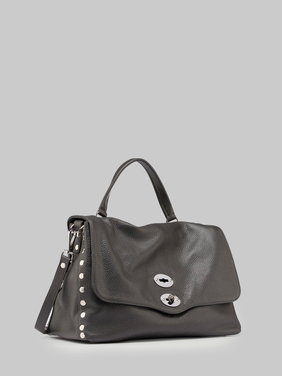 ZANELLATO OS daily postina bag m grey vulcano