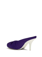 DRIES VAN NOTEN 37 satin heeled mules