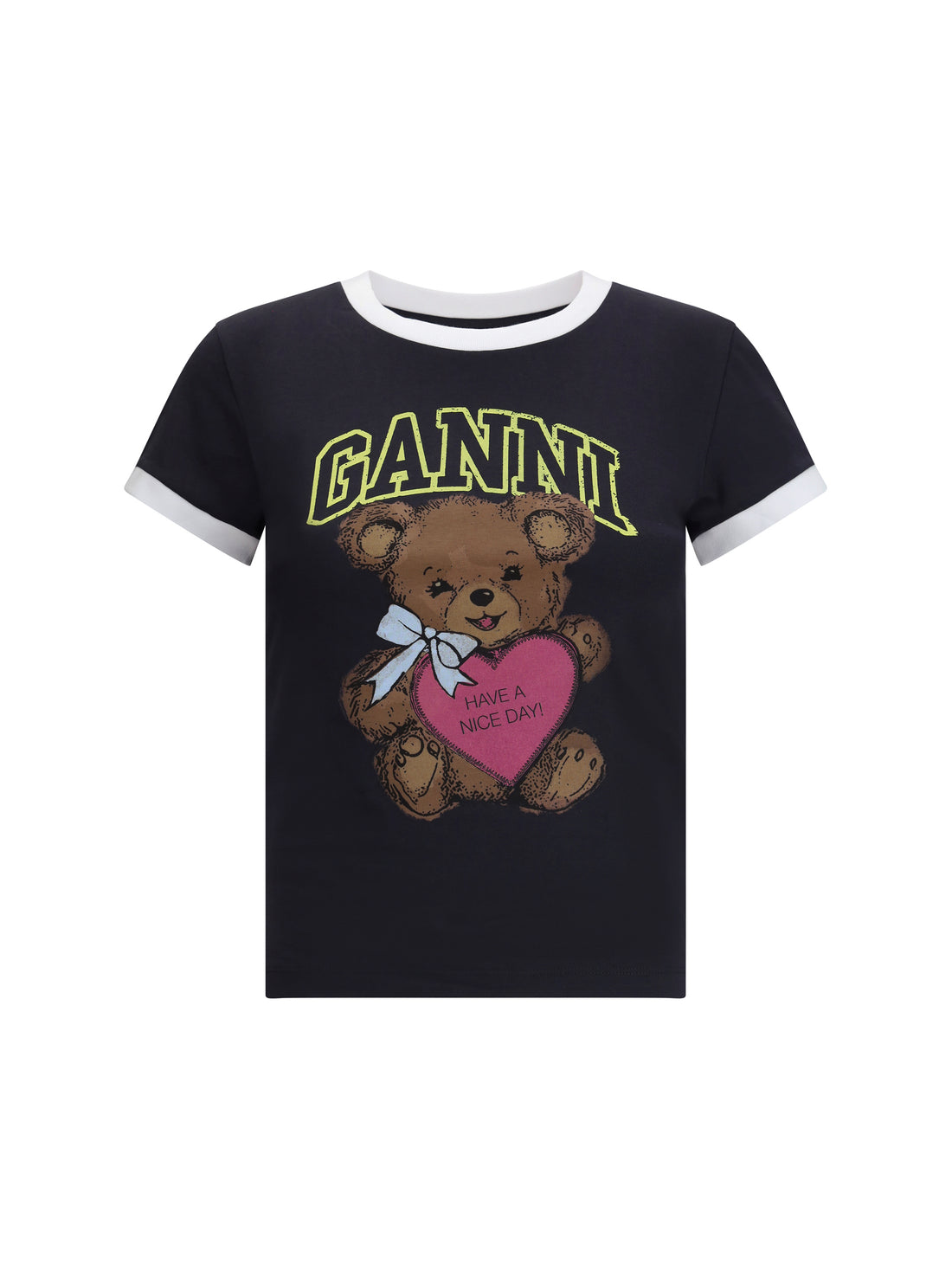 GANNI XS teddy t-shirt