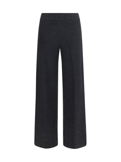flavia wide-leg cotton-blend pants