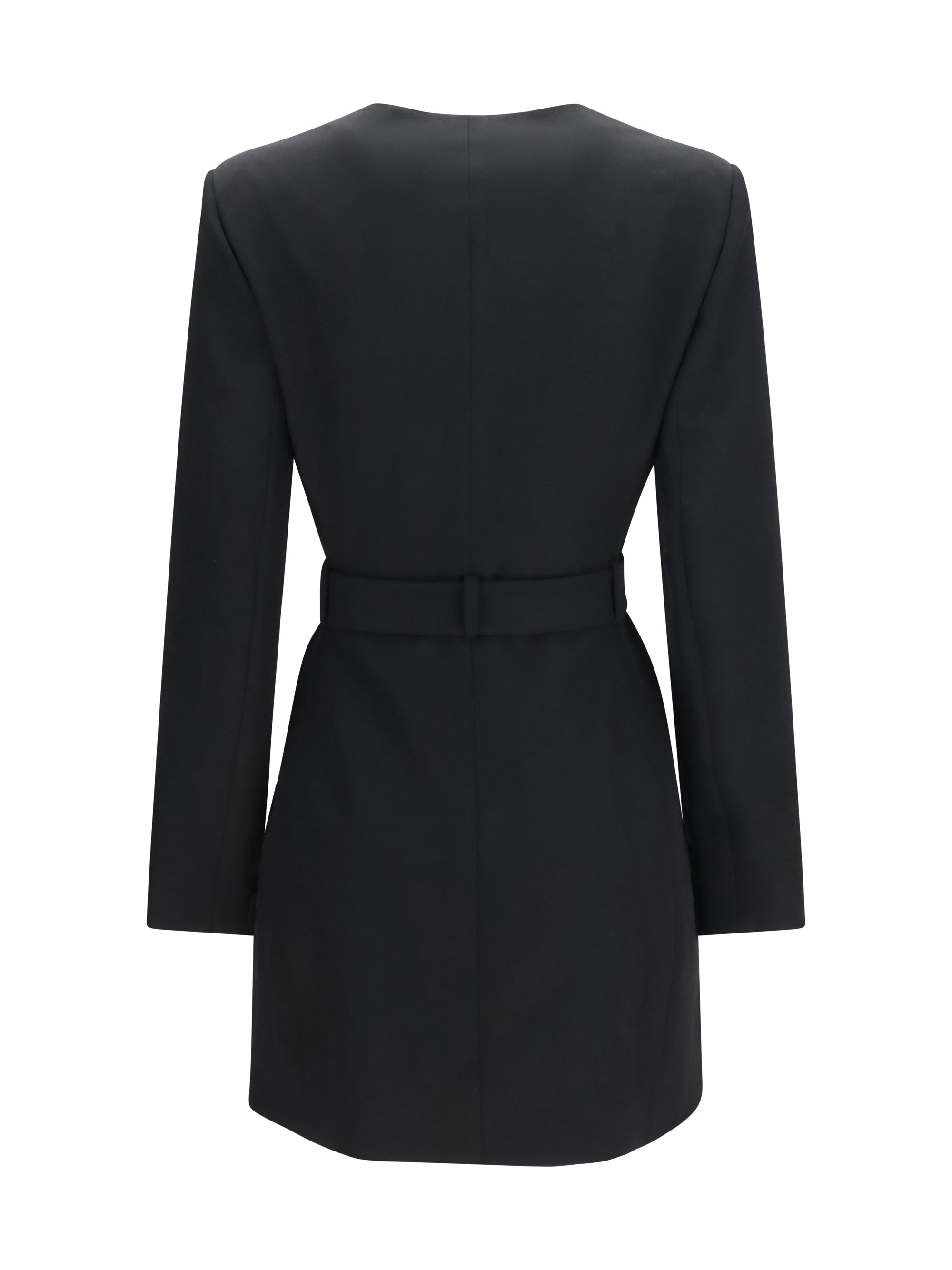 grain de poudre blazer with belt