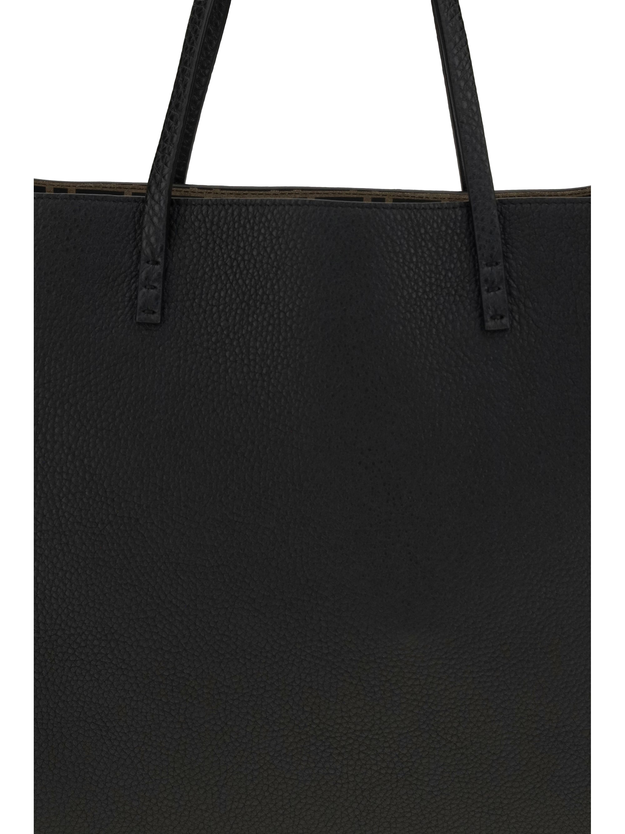 medium roll roman leather shopping bag