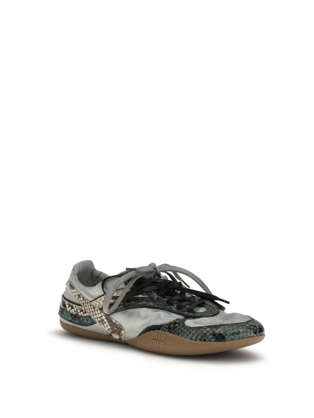 MIU MIU 36 python print sneakers